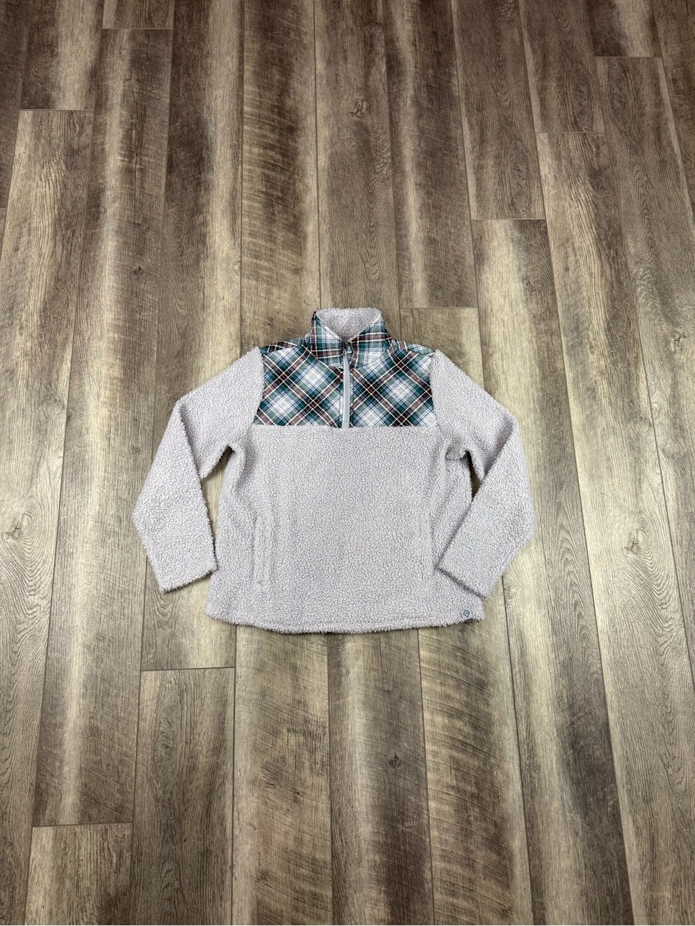 Vera Bradley Grey Sherpa Sweater
